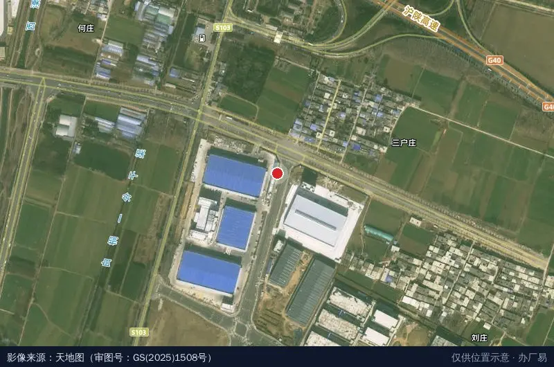 海富智慧南阳电商产业园(建设中)卫星位置示意图