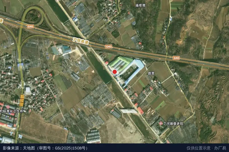 三太子银耳产业园卫星位置示意图