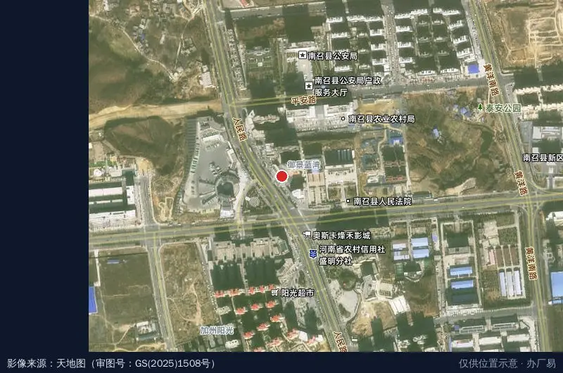 荣升产业园卫星位置示意图