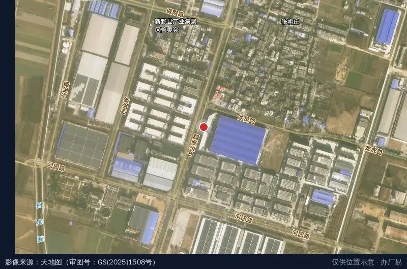 磊展科技产业园明迪分厂卫星位置示意图