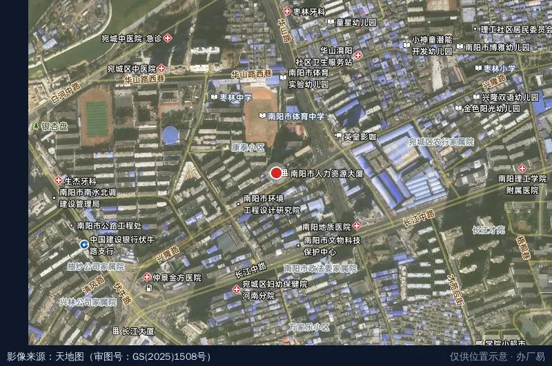诸葛英才人力资源产业园卫星位置示意图