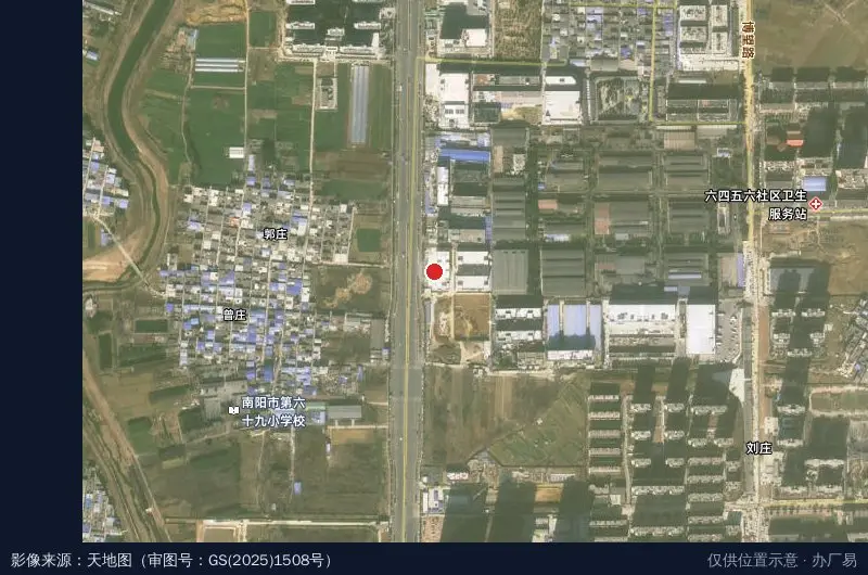 华泰产业园(建设中)卫星位置示意图