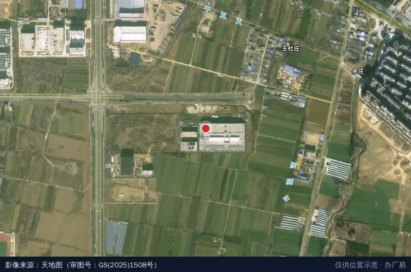 镀邦光电产业园(建设中)卫星位置示意图