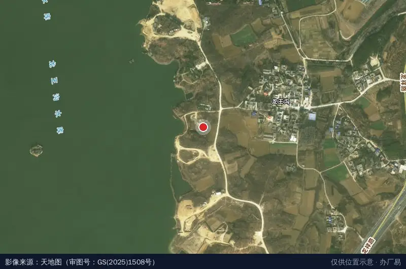 豫西南低空经济产业综合示范区卫星位置示意图