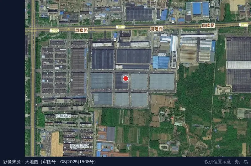 中大慧科不锈钢产业园卫星位置示意图