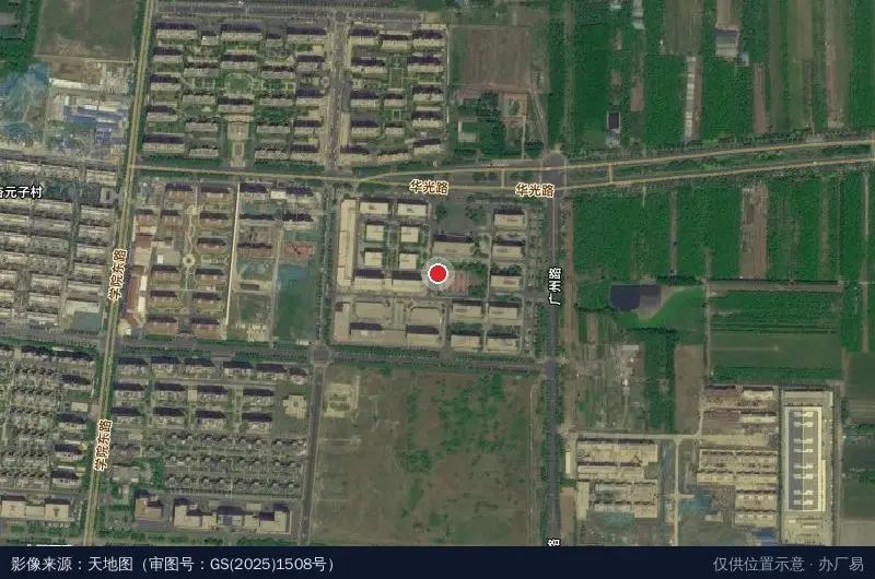 齐鲁数谷卫星位置示意图