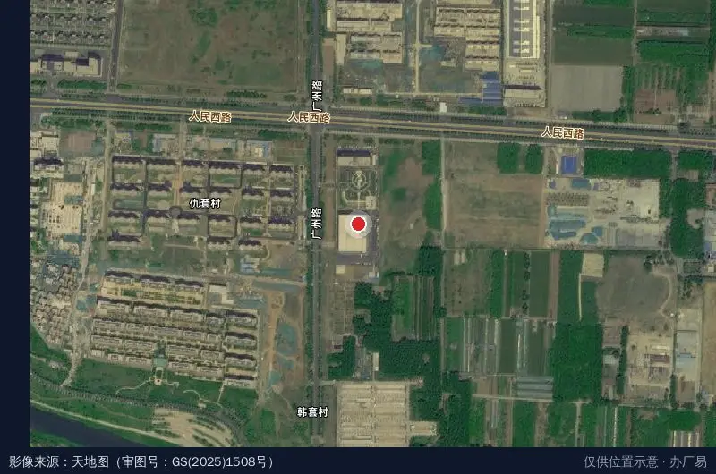 山东神奇医药产业园卫星位置示意图