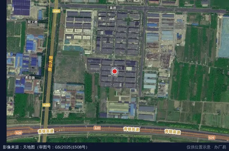 中南高科淄博创智未来产业园二期卫星位置示意图