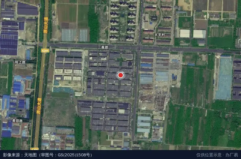 中南高科·淄博创智未来产业园卫星位置示意图