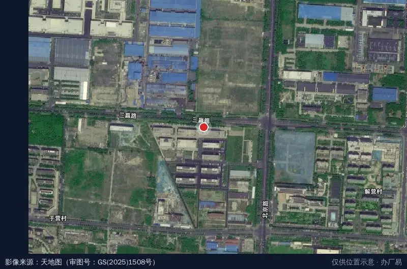 山东天阔工业园卫星位置示意图