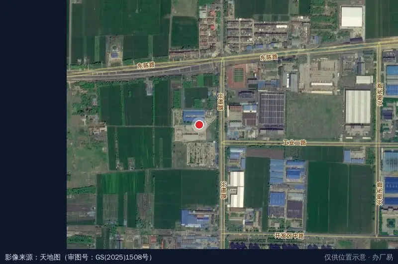 福悦车服桓台园区卫星位置示意图