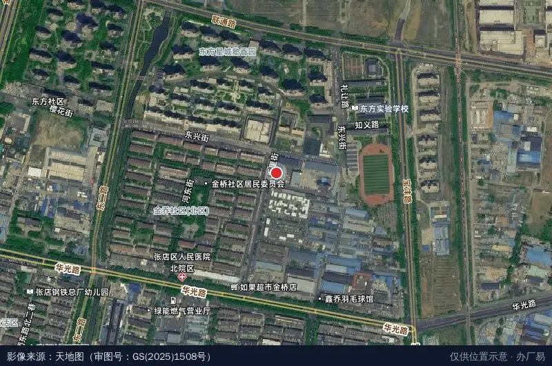 东方智谷青创园卫星位置示意图