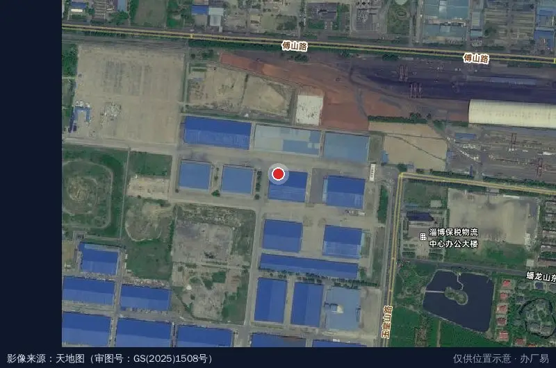 淄博综合保税区卫星位置示意图