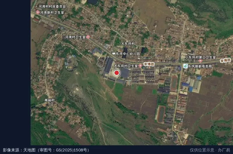 中国齐艾健康文化产业园卫星位置示意图