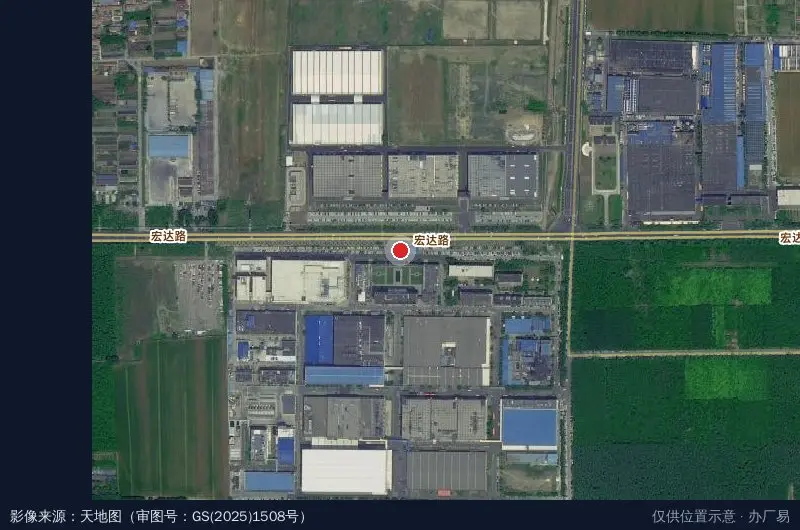 齐都药业科技园卫星位置示意图
