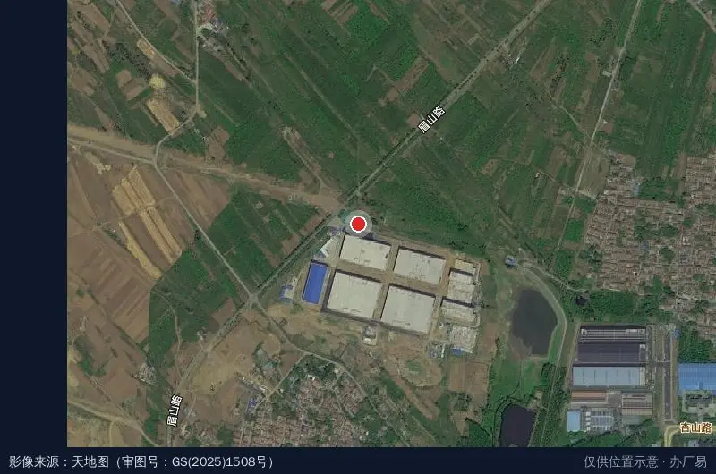 中交建筑淄博工业自动化产业园建设项目(建设中)卫星位置示意图