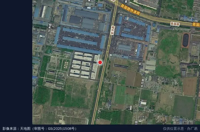 中建·智立方淄博智造港(建设中)卫星位置示意图
