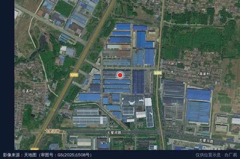中一·先进制造产业城卫星位置示意图