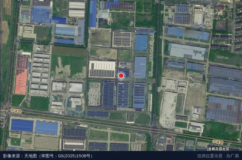 新华医疗科技园C区卫星位置示意图
