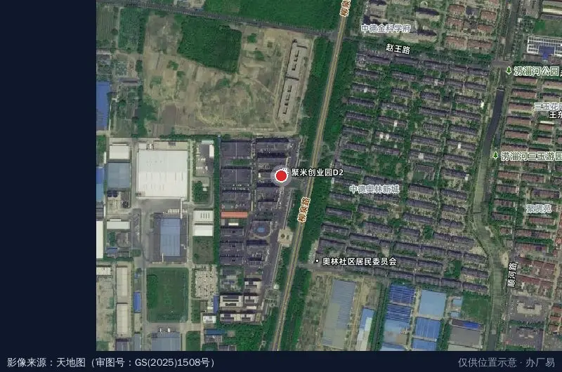 齐鲁电商谷卫星位置示意图
