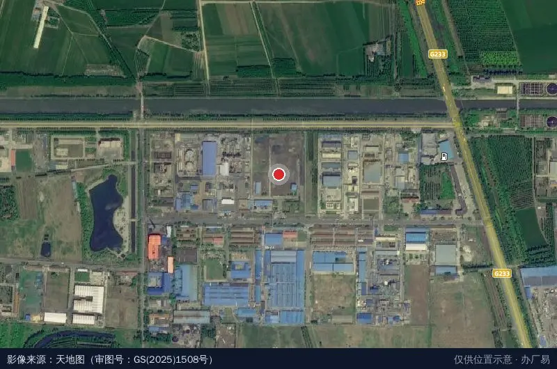 高青台湾工业园卫星位置示意图