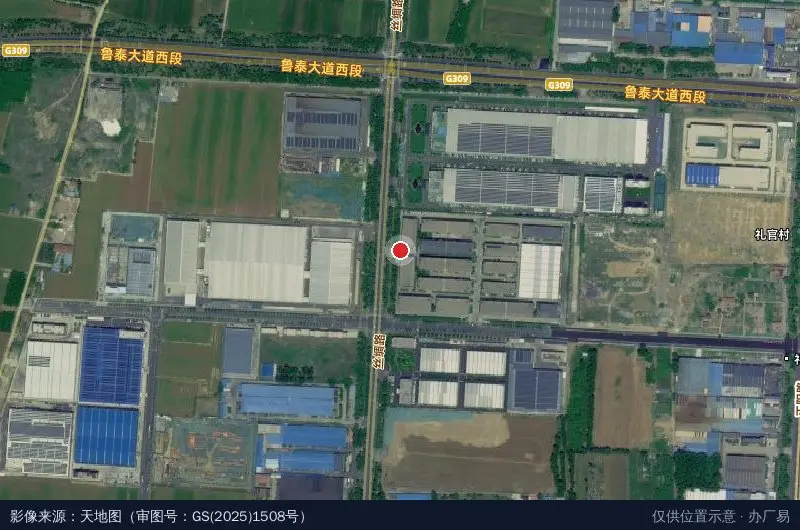 连城周村节能装备智造园卫星位置示意图