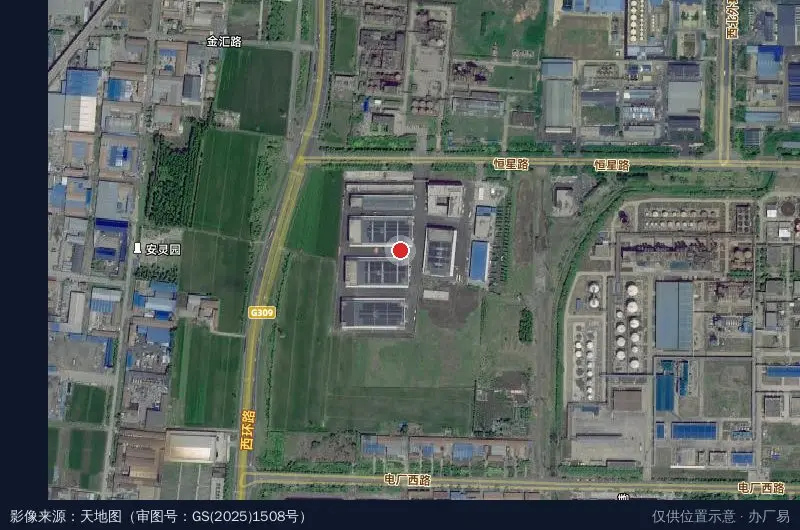 万创现代智慧物流港卫星位置示意图