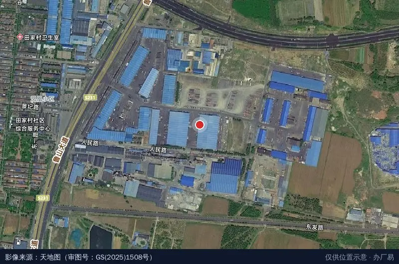 富海物流(鲁山大道店)-连云港专线卫星位置示意图