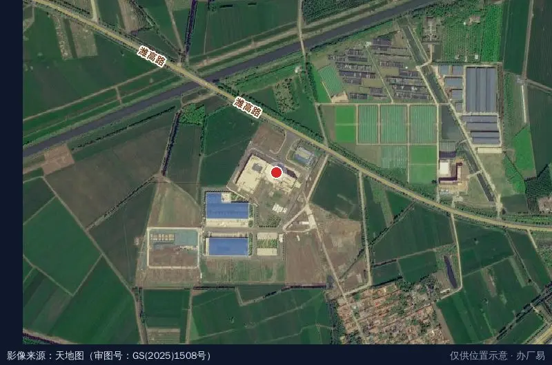 山东正茂农业产业园卫星位置示意图