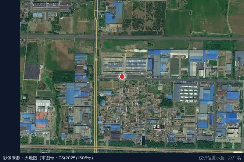 山东新优特装备制造产业园卫星位置示意图