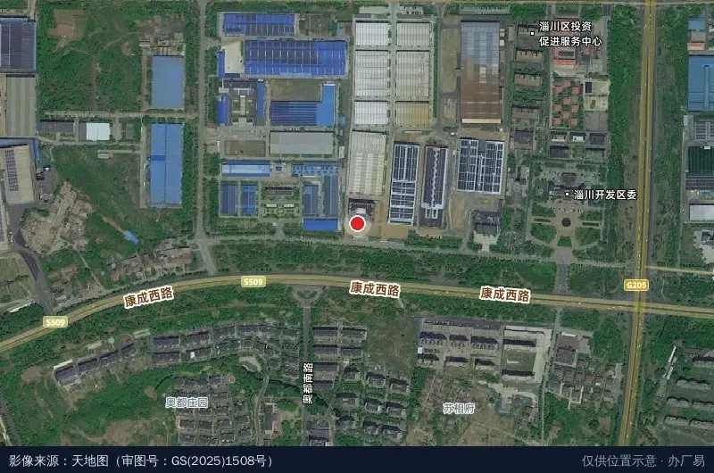 雷帕得-智造产业园卫星位置示意图