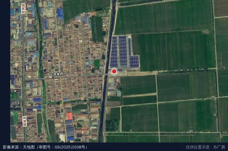 桓台起凤产业园卫星位置示意图