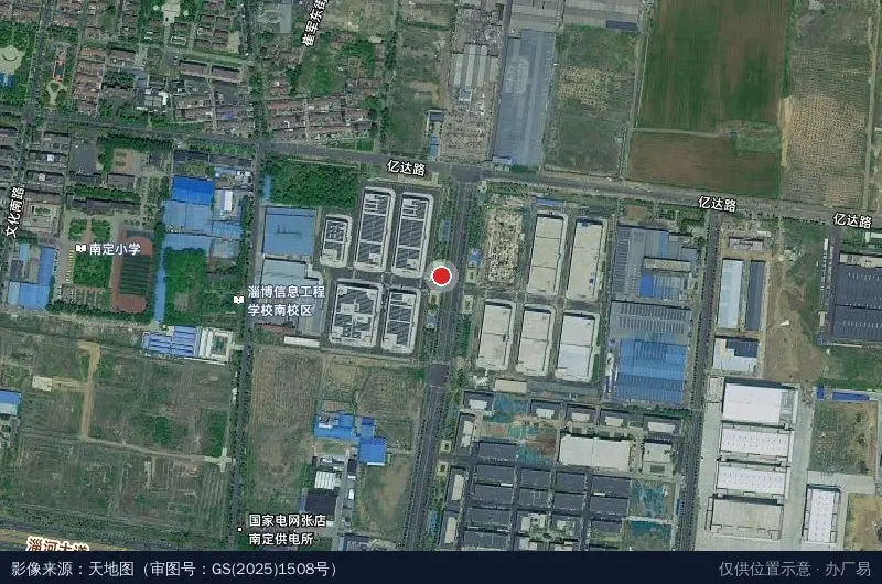 先进制造产业园东区卫星位置示意图