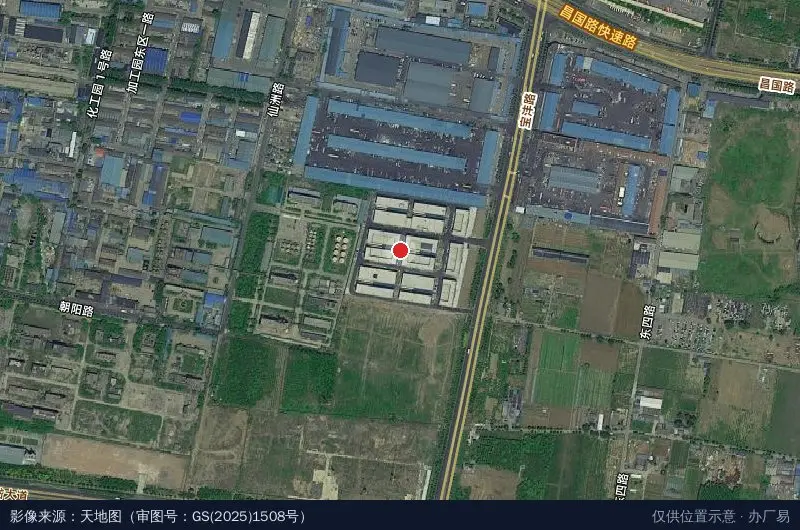 中建国际·国际合作产业园卫星位置示意图