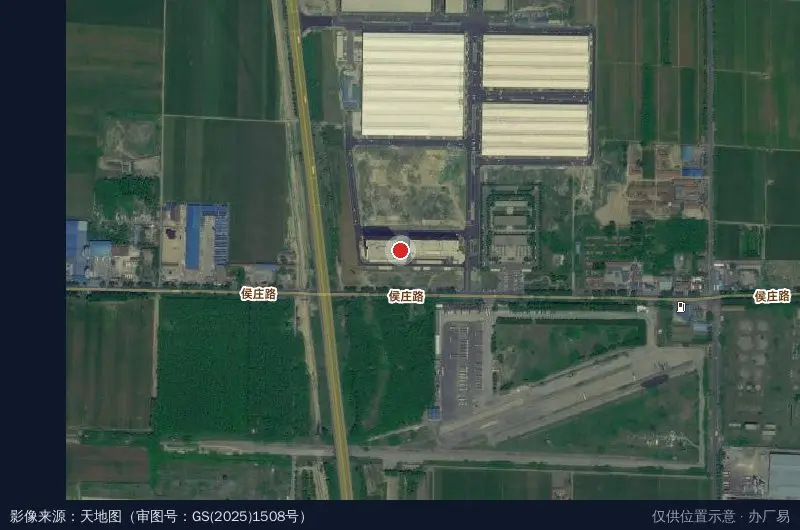 先创区新材料产业园卫星位置示意图
