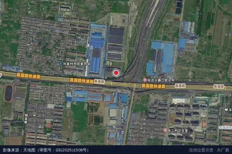 保蓝集团产业园卫星位置示意图