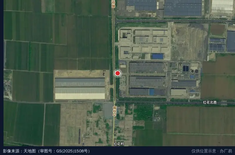 蓝帆医疗产业园制造部卫星位置示意图
