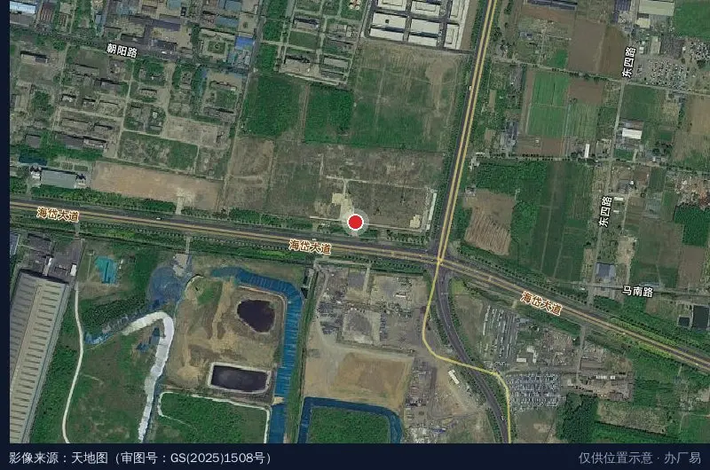 联东U谷·TIS(智能传感器)产业园(建设中)卫星位置示意图