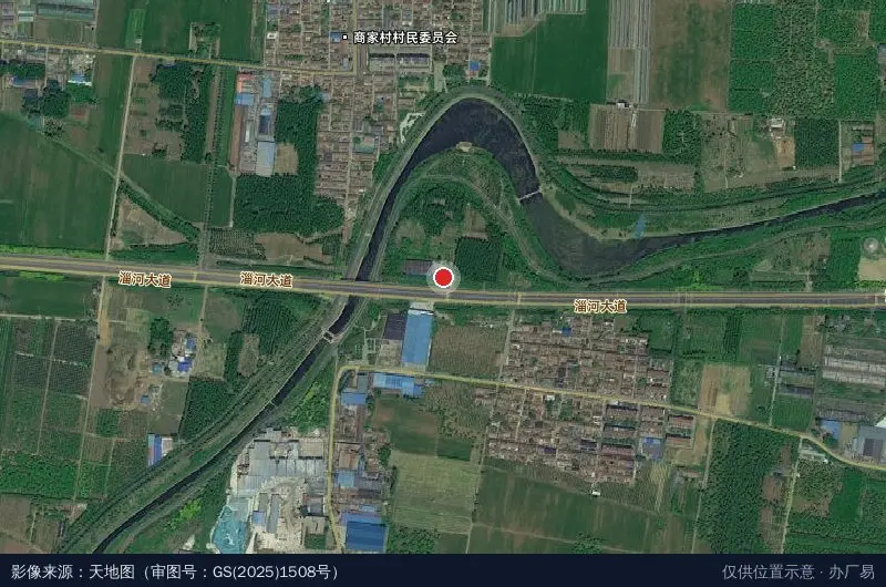 淄博经开区铸泰机械加工厂卫星位置示意图