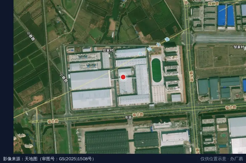 无为市比亚迪产业园四期卫星位置示意图
