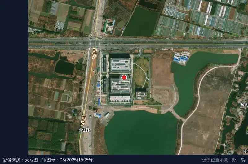华为云华东(芜湖)数据中心卫星位置示意图