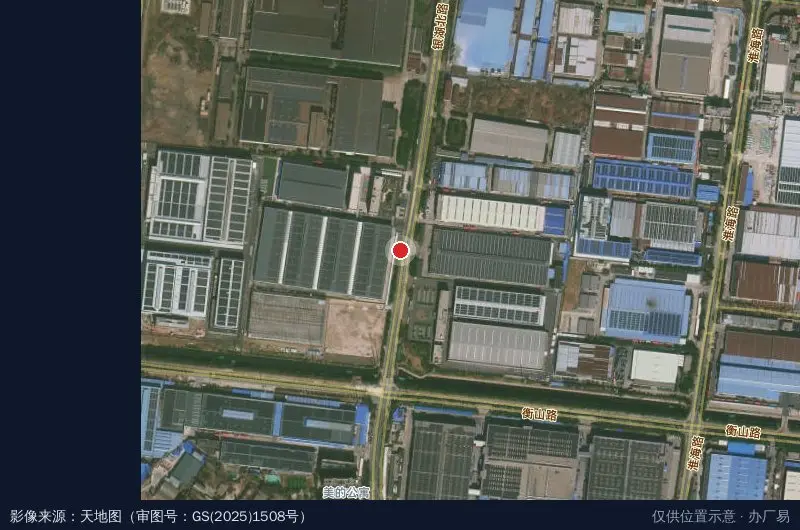 汉峰智能产业园C区卫星位置示意图