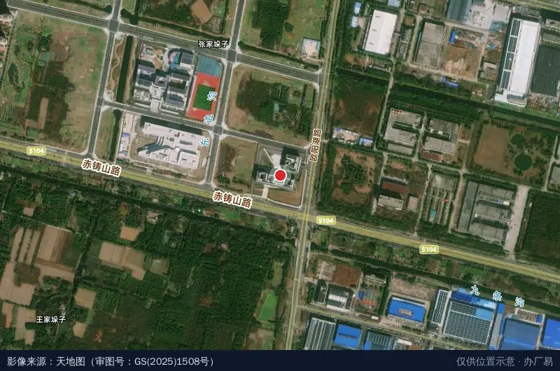 蓓慈中心卫星位置示意图