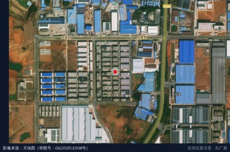 芜湖佳海产业新城A区卫星位置示意图
