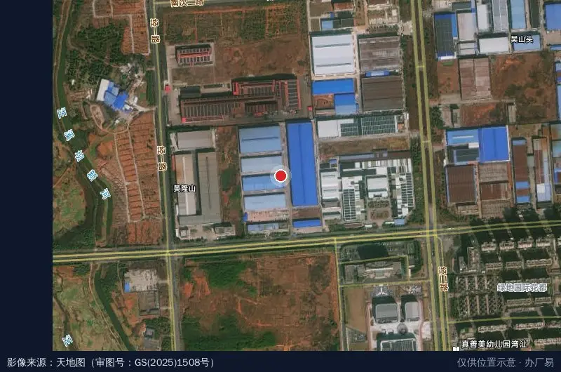 裕东产业园卫星位置示意图