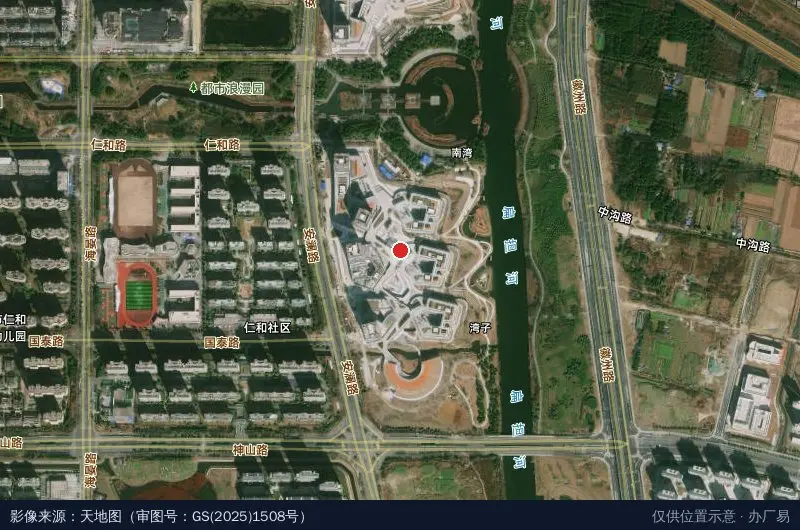 芜湖梦溪科创走廊(建设中)卫星位置示意图