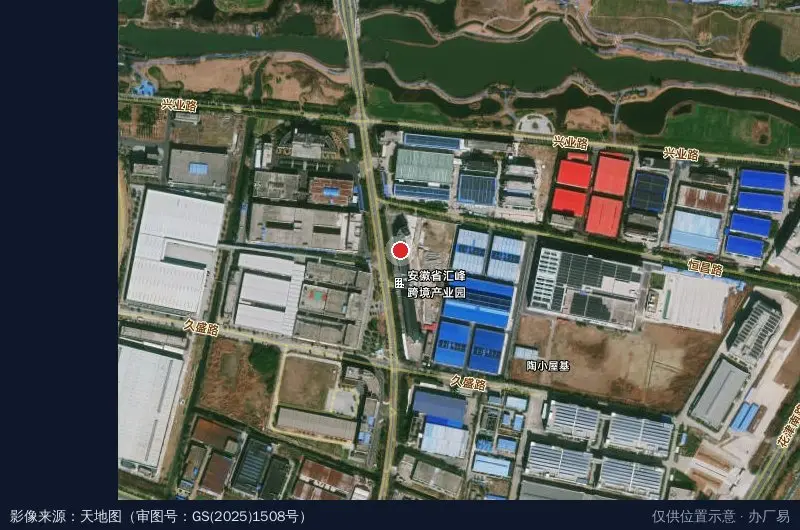 汇峰跨境产业园卫星位置示意图