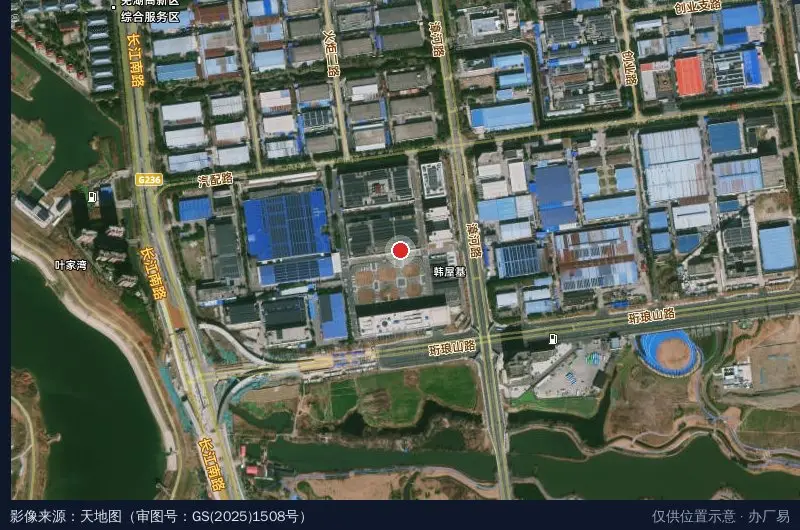 芜湖雅图科技园卫星位置示意图