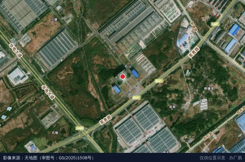 中联重科芜湖工业园卫星位置示意图