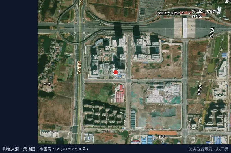 芜湖建筑科技产业园二期A区卫星位置示意图